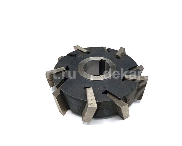 Фреза дисковая 3-х сторон. Ф125*32 с насадн. нож. Р6М5 (к-кт. нож.)